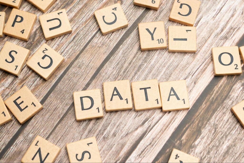 Data image showing the word 'data', this lays emphasis on the first word of our working topic 'Data Governance & AI in Practice' Data image showing the word 'data', this lays emphasis on the first word of our working topic 'Data Governance & AI in Practice'