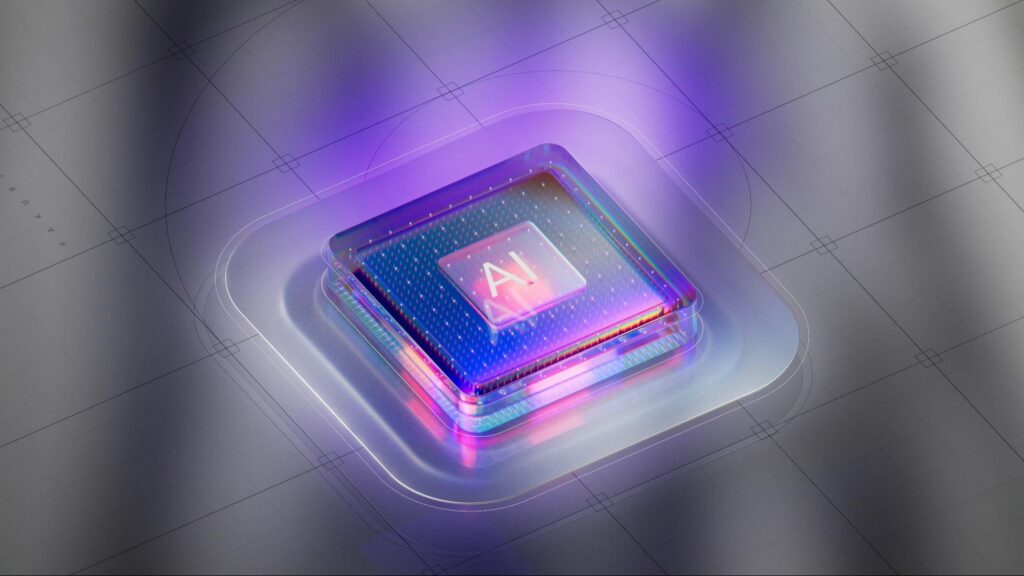 concept image of an AI chip Concept image of an AI chip