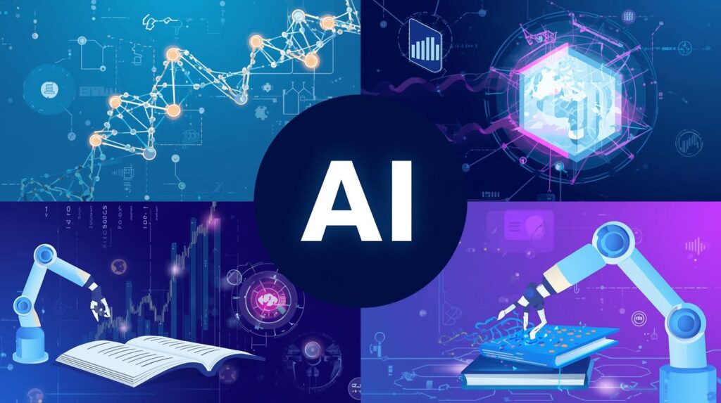 Concept image of AI with and robotic arms signifying the importance of harmony between human input and AI output. Concept image of AI with and robotic arms signifying the importance of harmony between human input and AI output.