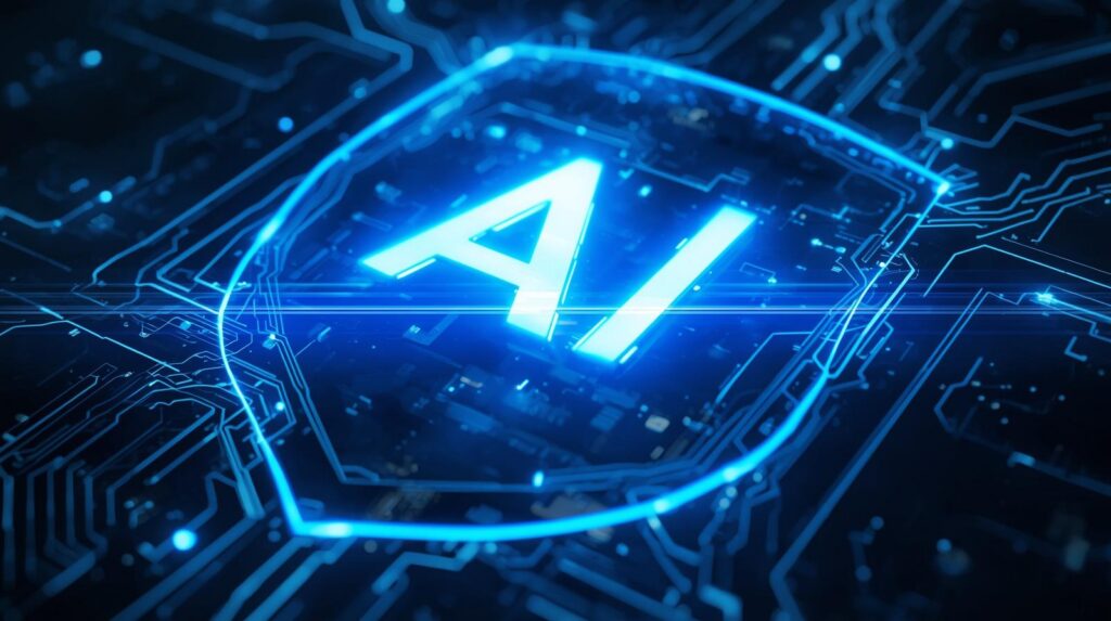 an AI shield that denotes how on-premise AI is safe and secure.